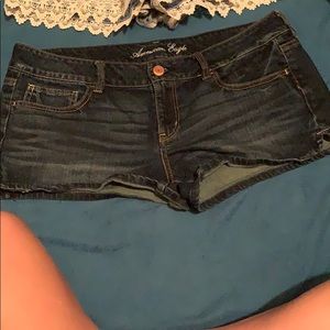 Hollister Dark Blue Jean Shorts